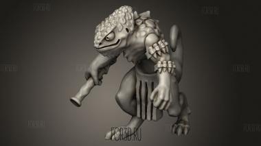 Воин-Хамелеон 3d stl модель для ЧПУ