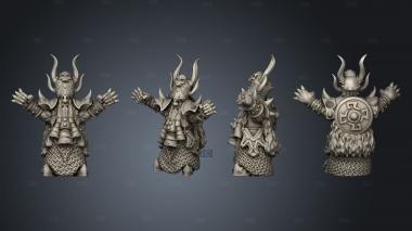 Chaos Dwarf dw stl model for CNC