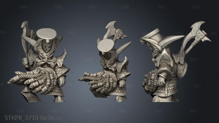 Chaos Dwarves Snow White Dwarf 3d stl for CNC