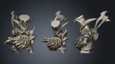 Chaos Dwarves Snow White Dwarf stl model for CNC