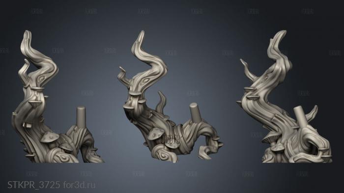 Characters BABA Yaga Flying FLY STAND 3d stl for CNC