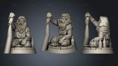 Characters BEGGAR stl model for CNC