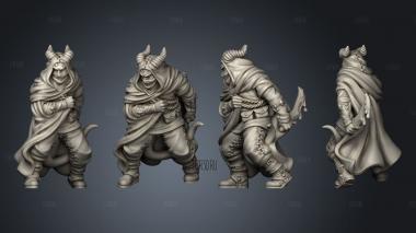 Characters TIEFLING ASSASSIN POISON stl model for CNC