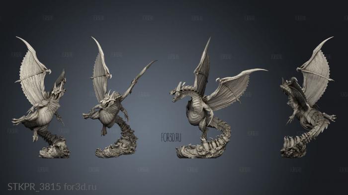 Colossal Inferno Drakes Drake 3d stl for CNC