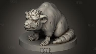 Черепная крыса 3d stl модель для ЧПУ