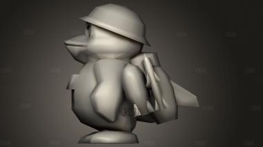 Cortex Spyro сержант Берд 3d stl модель для ЧПУ
