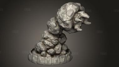 Мелкий Каменный червь rockworm 3d stl модель для ЧПУ