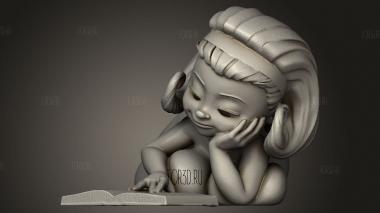 Дейзи 3d stl модель для ЧПУ