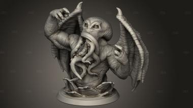 Темные воды ктулху 3d stl модель для ЧПУ