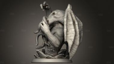 Темные воды ктулху 3d stl модель для ЧПУ