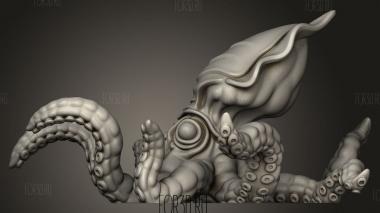 Глубоководные Существа Кракен 3d stl модель для ЧПУ