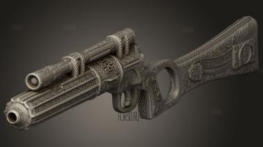 Роскошный Карабин 3d stl модель для ЧПУ