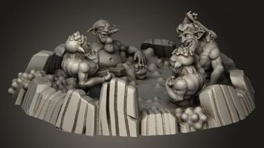 Башня из игральных костей 3d stl модель для ЧПУ