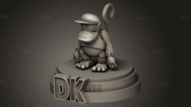 Дидди конг 3d stl модель для ЧПУ
