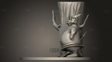 Диорама Робин Гуда Диснеевского Маленького Джона 3d stl модель для ЧПУ