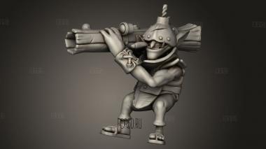 Технари Доты Маленький Гоблин 3d stl модель для ЧПУ