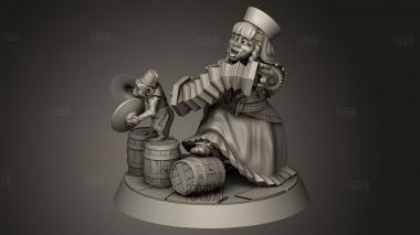 Драконы Флория Тилливи Квестфут Халфлинг 3d stl модель для ЧПУ