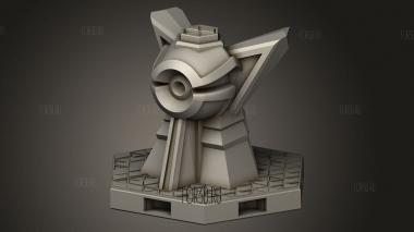 Шестигранная Башенка из плитки 3d stl модель для ЧПУ