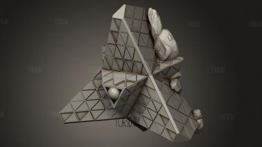 Текстовая Обложка Токенов 3d stl модель для ЧПУ
