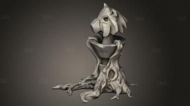 Тотемный Медведь Друидов 3d stl модель для ЧПУ