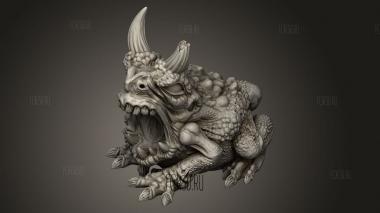Дункан Теневая Чумная жаба 3d stl модель для ЧПУ