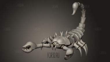 ПОДЗЕМНЫЕ ТВАРИ Скорпионий грех 3d stl модель для ЧПУ