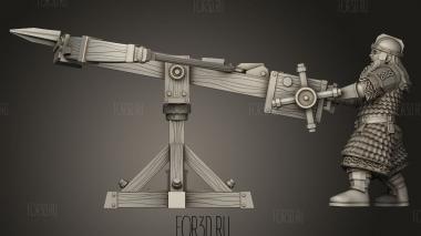 Карликовая Баллиста 3d stl модель для ЧПУ