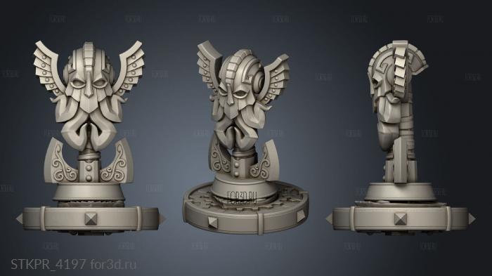 Dwarf teams marker balls and rerolls reroll dwarfs 3d stl for CNC