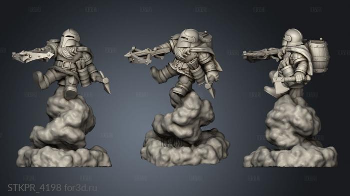 Dwarven Air Squad 3d stl for CNC