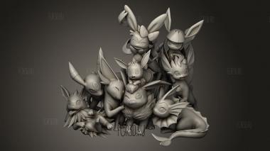 Диорама Эволюция 3d stl модель для ЧПУ