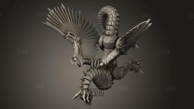 ЭПИЧЕСКИЙ Заводной Дракон 3d stl модель для ЧПУ