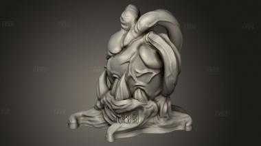 Лицо одного из Ловушек Плоти И Сердца 3d stl модель для ЧПУ