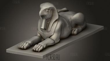 Сфинкс-Сокол 3d stl модель для ЧПУ