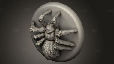Фамильяры и Звери Паук Непринужденный Простой 3d stl модель для ЧПУ