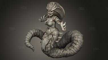 Фантастическая Медуза 3d stl модель для ЧПУ