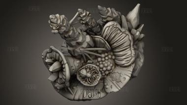 Пещерные грибы 3d stl модель для ЧПУ