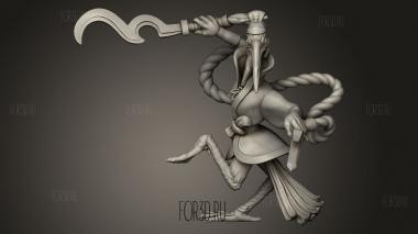 Фейсянский воин Чэн Хань 3d stl модель для ЧПУ