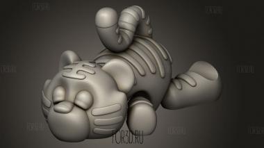 Гибкие Животные Тигр 3d stl модель для ЧПУ