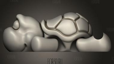 Гибкие Животные Черепаха 3d stl модель для ЧПУ