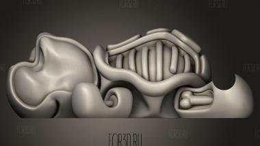 Гибкие Животные Зомби-Черепаха 3d stl модель для ЧПУ