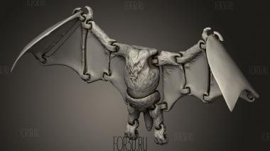 Гибкий Коврик Mire Bat 3d stl модель для ЧПУ