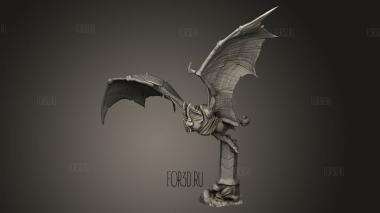 Летящий Ужас 3d stl модель для ЧПУ