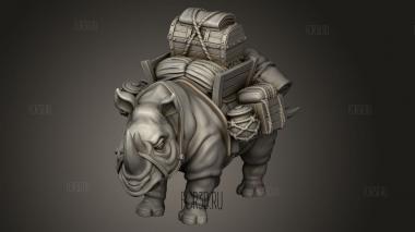 Лисий Народный Носорог 3d stl модель для ЧПУ