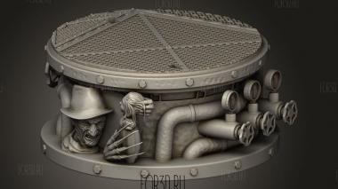 Фредди Крюгер женская газовая трубка 3d stl модель для ЧПУ