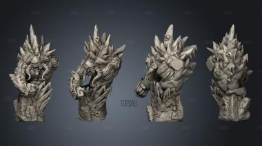 Frostburn Horrors Tooth and Tusk Ice Troll stl model for CNC