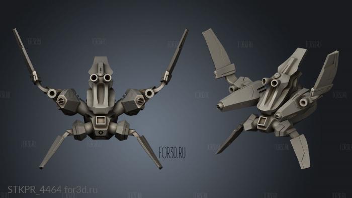 FUKIMOMASA SPACE DRONE 3d stl for CNC