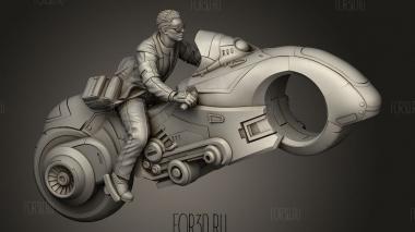 Агент Галактического Разведывательного Агентства ДЖИА Спидстер 3d stl модель для ЧПУ