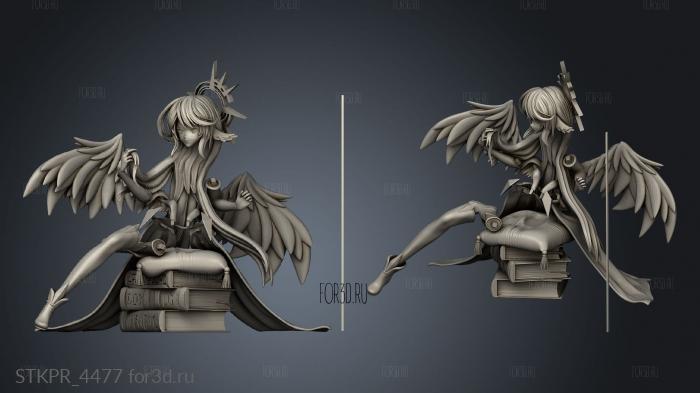 Game Life Jibril 3d stl for CNC
