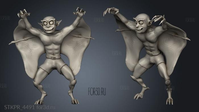 Gargoyle lex 3d stl for CNC