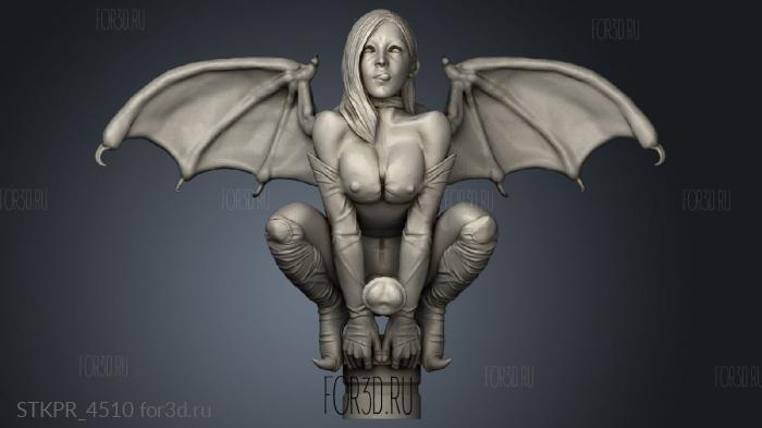 gargoyle sexy futa gg 3d stl for CNC